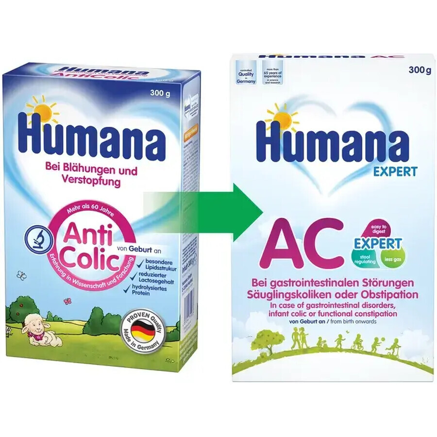 AC Expert Milchpulver-Nahrung, 300 g, Humana