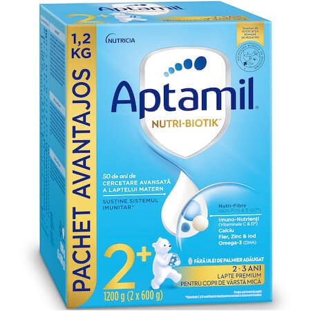 Aptamil Junior 2+ Milchpulver-Nahrung, 1200 g, 24-36 Monate, Nutricia