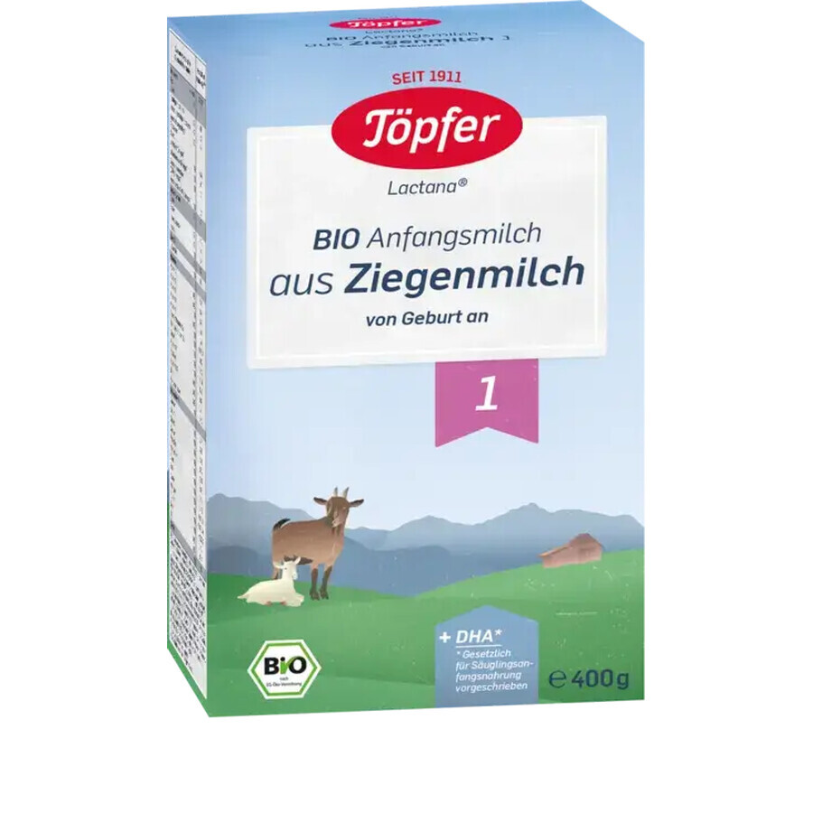 Anfangsmilch aus Ziegenmilch 1 von Geburt an, 400 g, Töpfer 