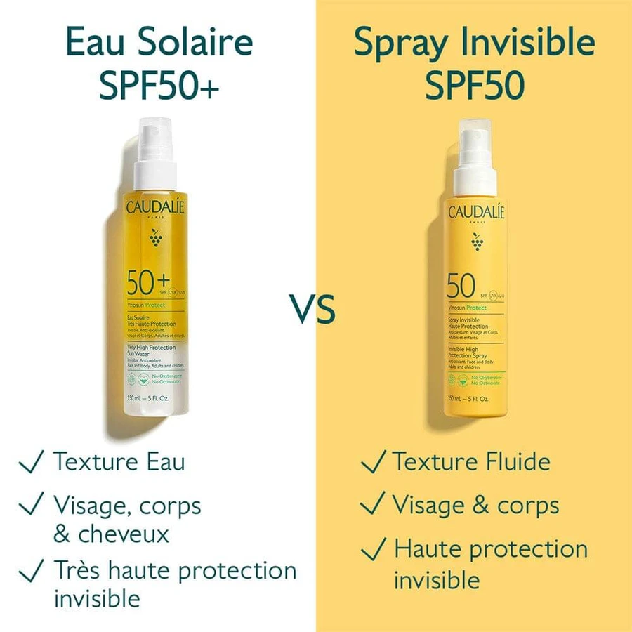 Caudalie Vinosun Sun Care Water SPF50+ 150 ml: ceny i cechy