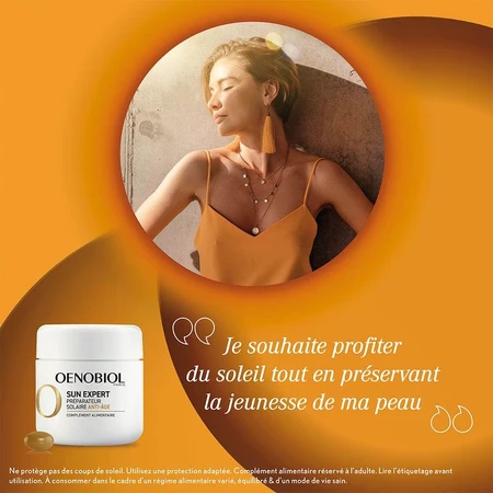 Oenobiol Sun Expert Protección Solar Antiedad 30 Cápsulas