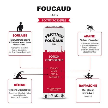 Foucaud Loción Corporal con 7 aceites esenciales 500ml