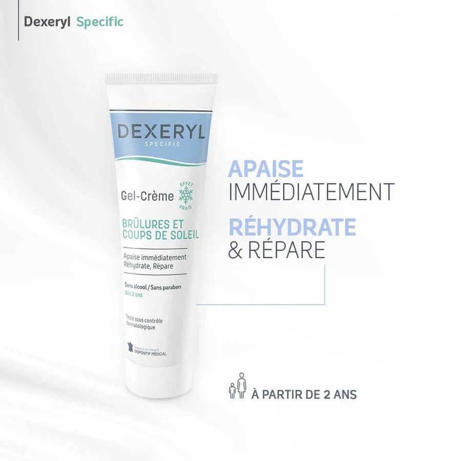 Dexeryl Crema-gel calmante Quemaduras superficiales y solares 50g