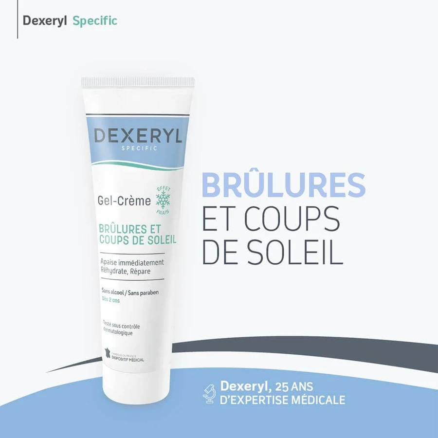 Dexeryl Crema-gel calmante Quemaduras superficiales y solares 50g