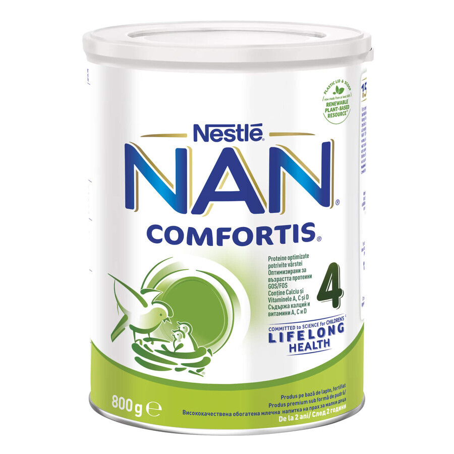 Follow-on milk formula Nan 4 Comfortis, +2 years, 800 g, Nestle