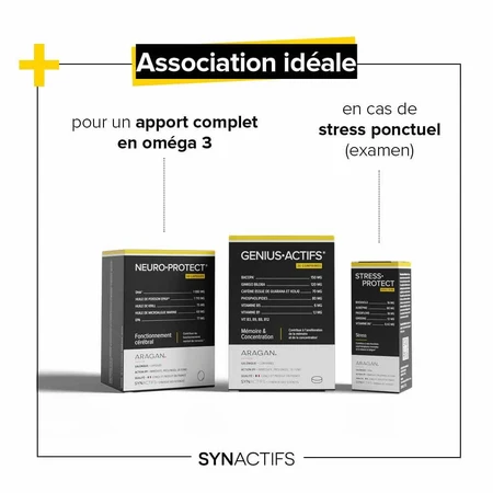 Aragan Synactifs GeniusActifs Memorie și concentrare 30 de tablete