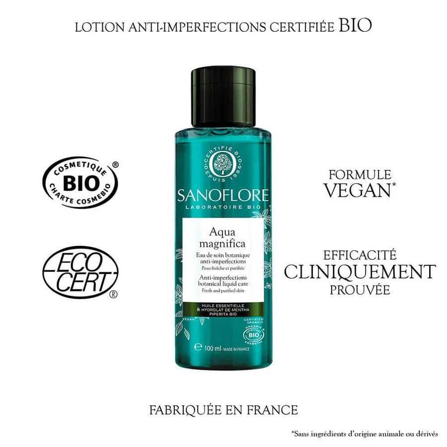Sanoflore Magnifica Soin Botaniste Anti-imperfections Bio Aqua 100ml
