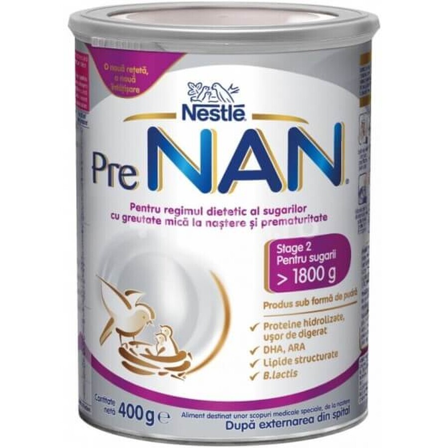 PreNan Anfangsmilch, +0 Monate, 400 g, Nestlé