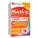 Forté Pharma MultiVit'4G Multivitamínico Minerales y Oligoelementos 60 Comprimidos