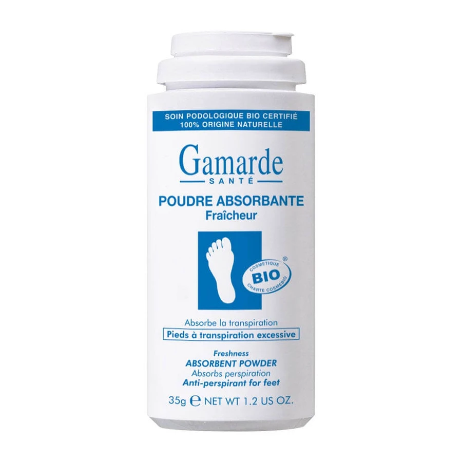 Gamarde Organic Freshness Chłonny puder do stóp Nadmierna potliwość 35 g: ceny i cechy