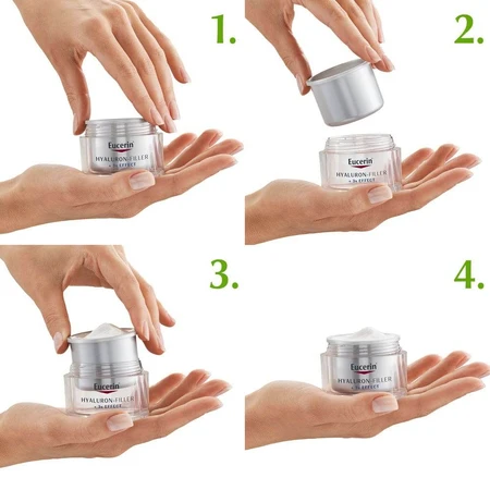 Eucerin Hyaluron-Filler + 3x Effect Refill îngrijire de noapte anti-îmbătrânire 50ml
