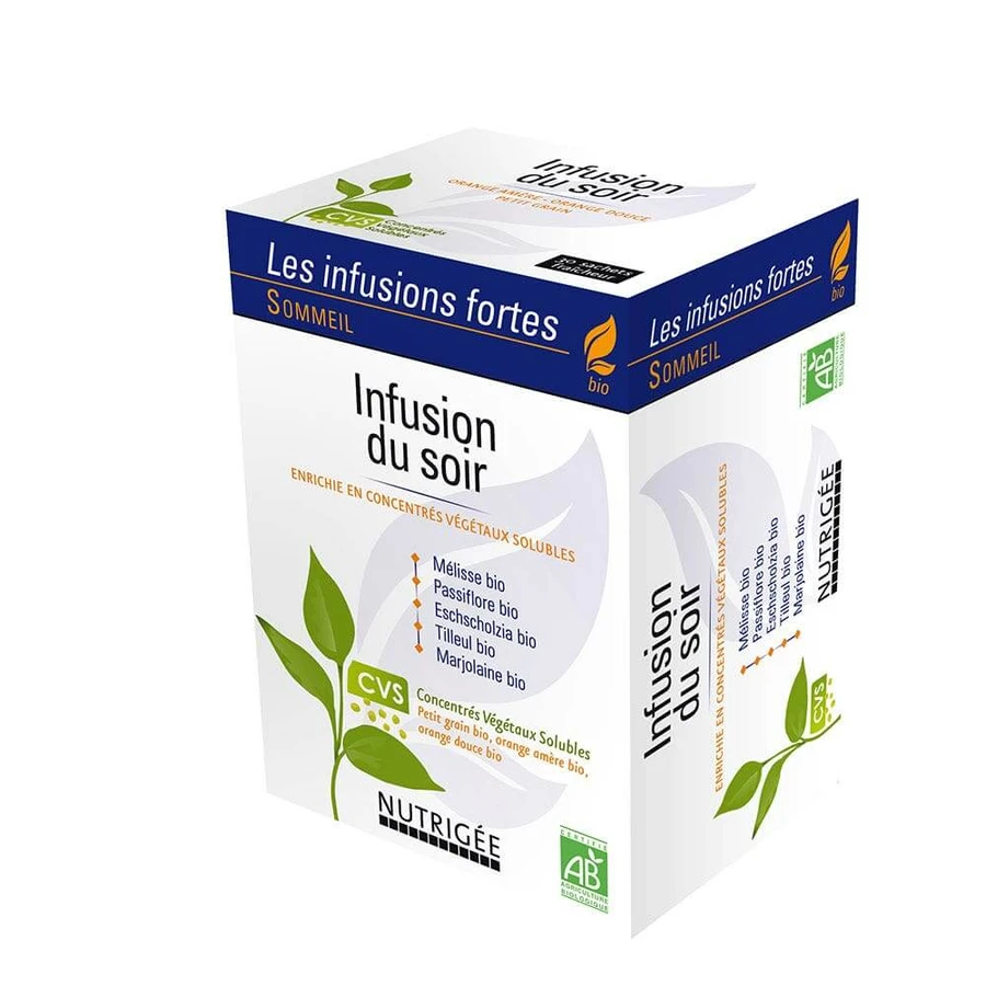 Nutrigée Infusion Du Soir Bio 30 Zakjes