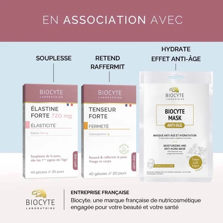 Biocyte Antiarrugas Maxi Ácido Hialurónico 20x14g Fresa y Plátano 240g