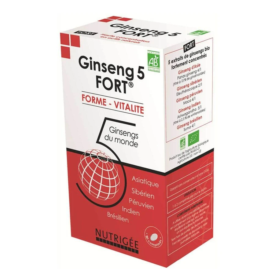 Nutrigée Ginseng 5 Strength 30 tabletek: ceny i cechy