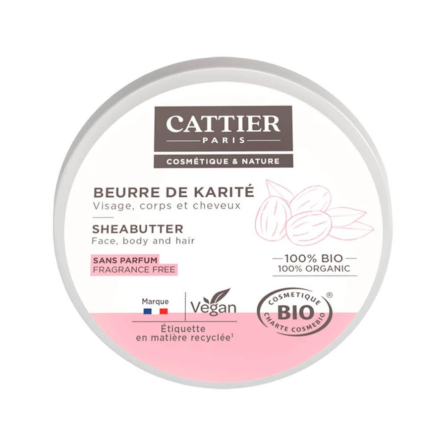 Cattier Shea Butter ongeparfumeerd bio 20g
