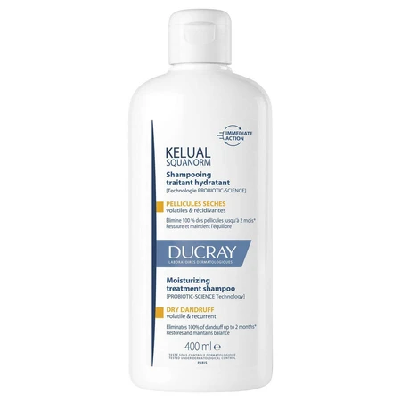 Ducray Kelual Squanorm Champú para el tratamiento de la caspa seca 400 ml
