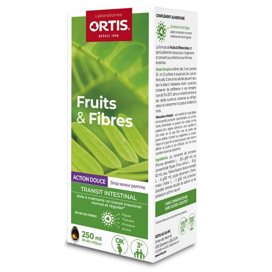 Ortis Frucht- und Ballaststoffsirup 250ml