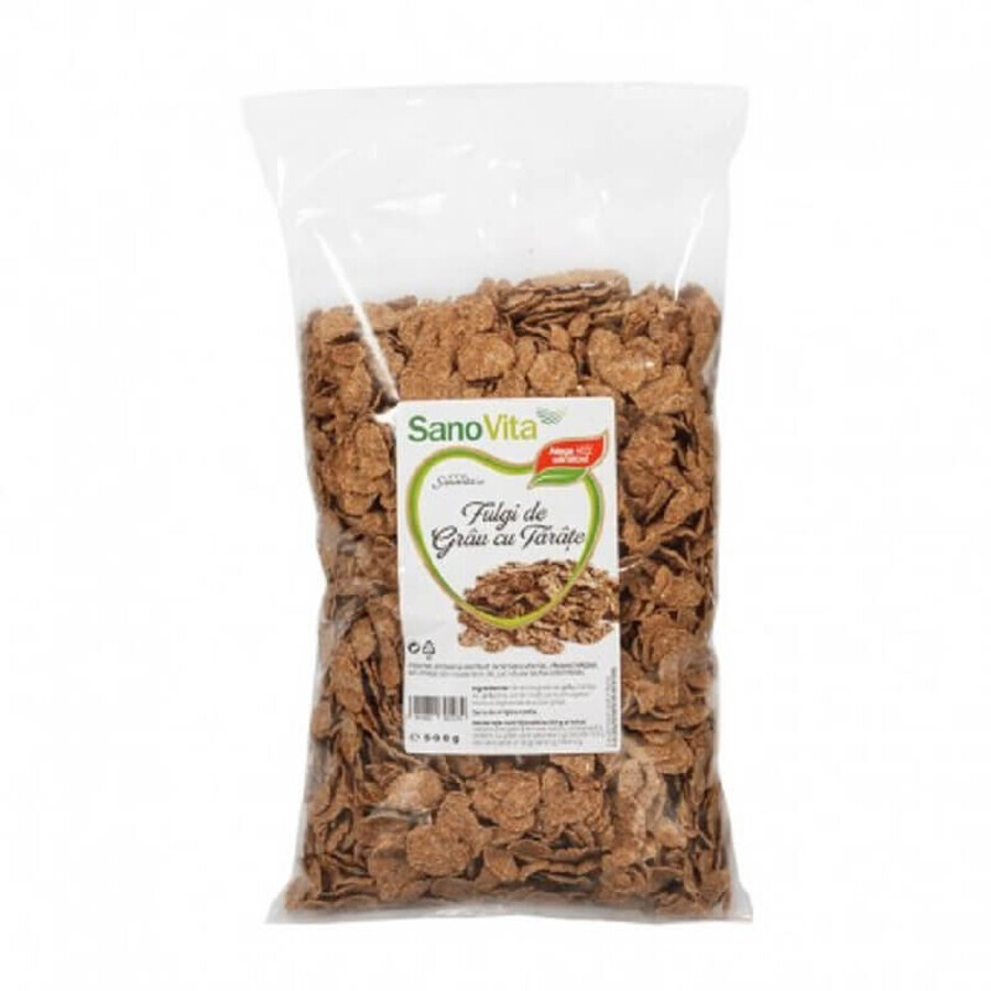 Fiocchi di Grano con Tarate, 500 gr, Sanovita