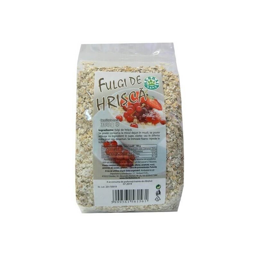 Copos de trigo sarraceno, 300 gr, Herbal Sana