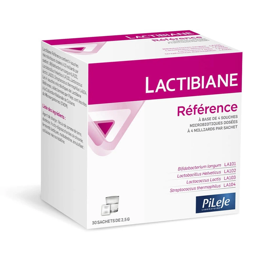 Pileje Lactibiane 30 Sachets Référence Lactibiane Microbiotiques 2,5g