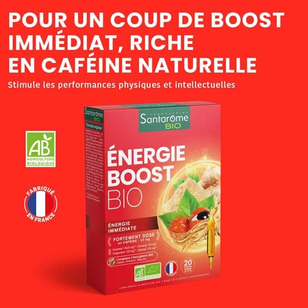 Santarome Energy Boost Bio Coup d'énergie immédiat 20 vials
