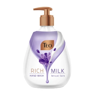 Sapun lichid, Rich Milk, 400 ml, Teo
