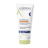 Crema emoliente de noche para piel atópica seca Exomega Contro, 200 ml, ADerma