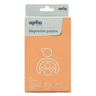 Chiloti de unica folosinta, Marimea L, 5 bucati, Apfia Care