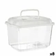 Vistank Met Handvat Groot Wit Kunststof 7 L 20 x 20 x 20 x 30 cm (8 Eenheden)