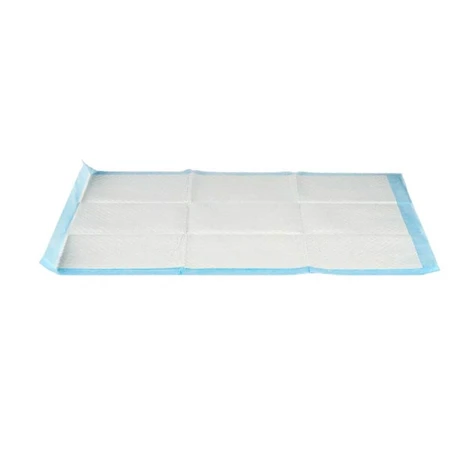 Zindelijkheidstraining-pads voor honden 60 x 90 cm Blauw Wit Papier Polyethyleen (10 Stuks)