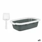 Kattenbak Mascow 87954 Wit Antraciet Plastic 25 x 11 x 2 cm (11 Stuks)