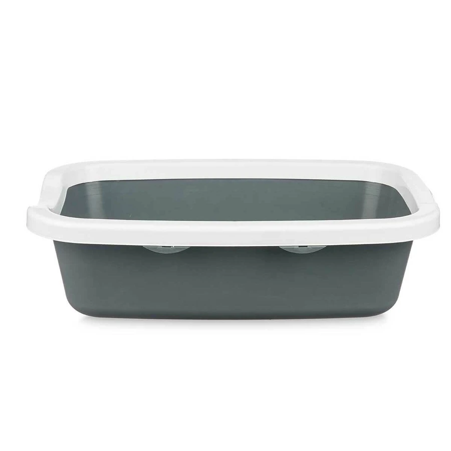 Kattenbak Mascow 87954 Wit Antraciet Plastic 25 x 11 x 2 cm (11 Stuks)