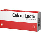 Milchsäure Kalzium, 20 Tabletten, Biofarm