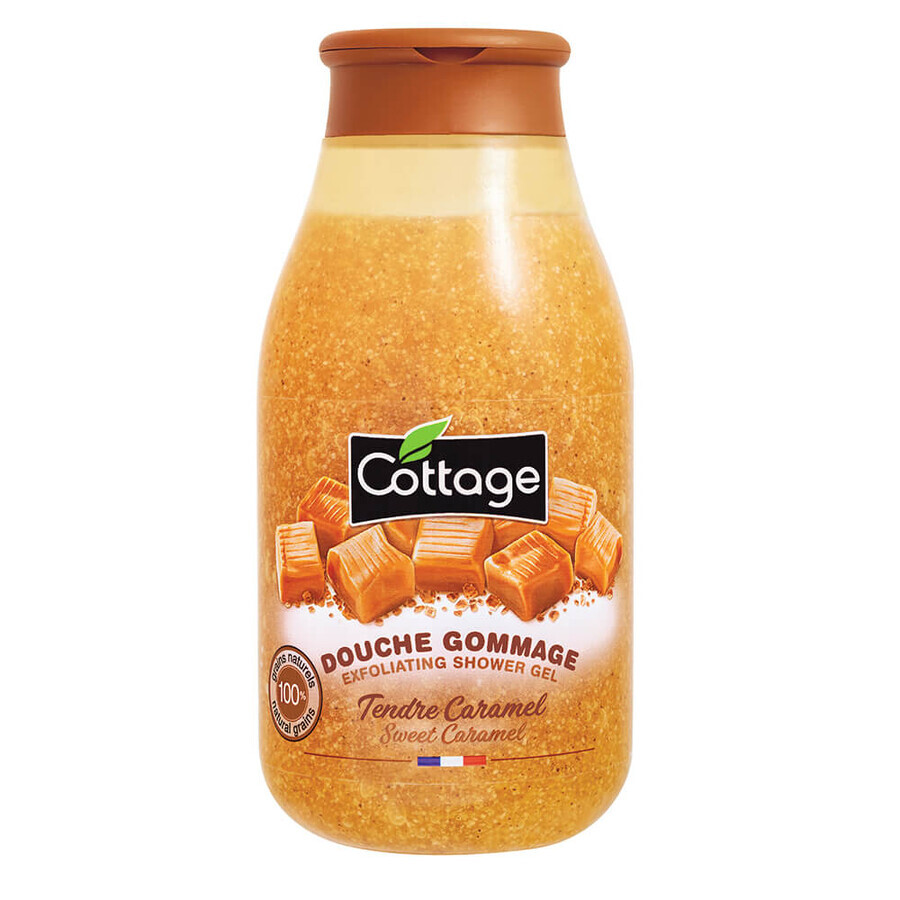 Caramel scrub douchegel, 270 ml, Cottage