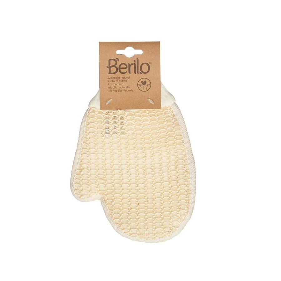 Spugna da Bagno Berilo B7083-12 Bianco Beige (24 Unità)