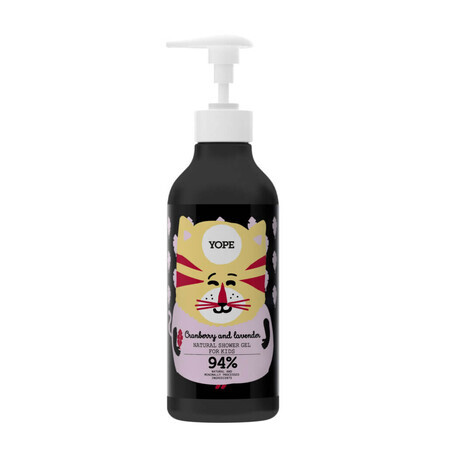 Gel de ducha natural para niños, 400 ml, Yope