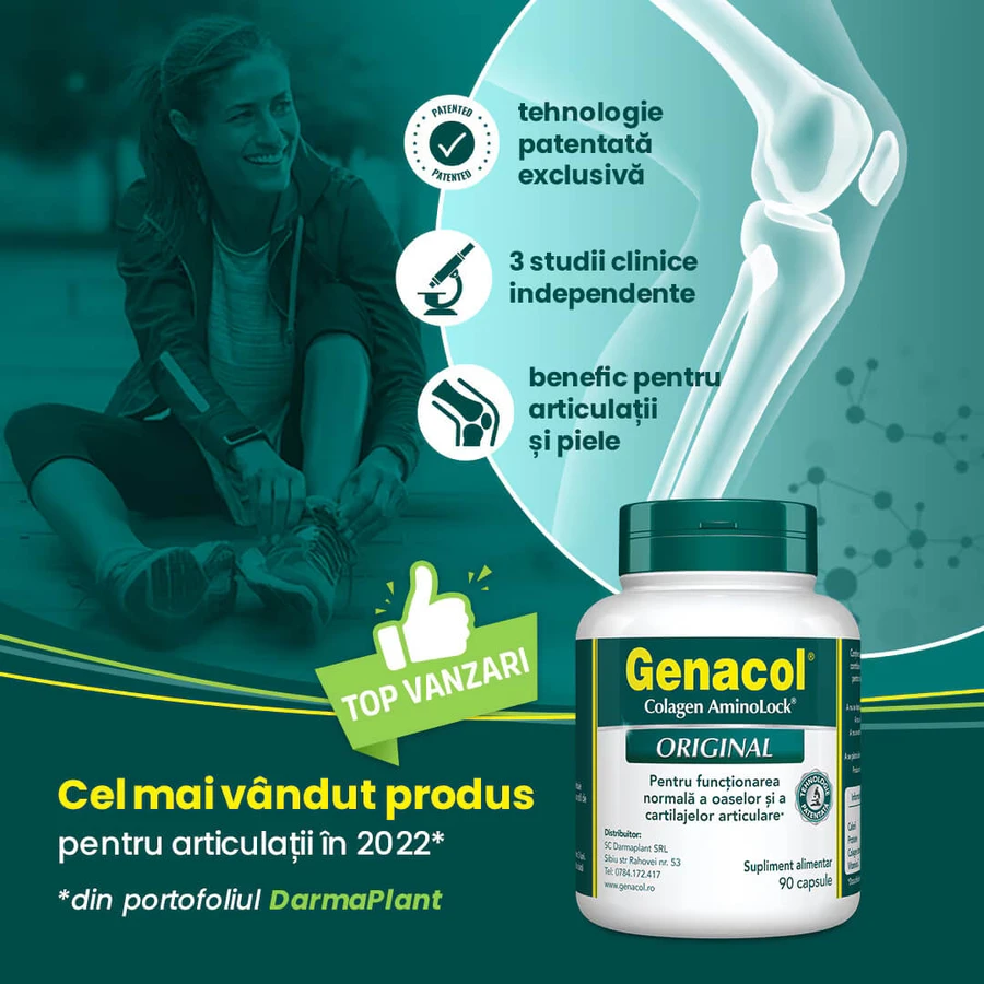 Genacol Colágeno Aminolock, 90 cápsulas, Dermaplant