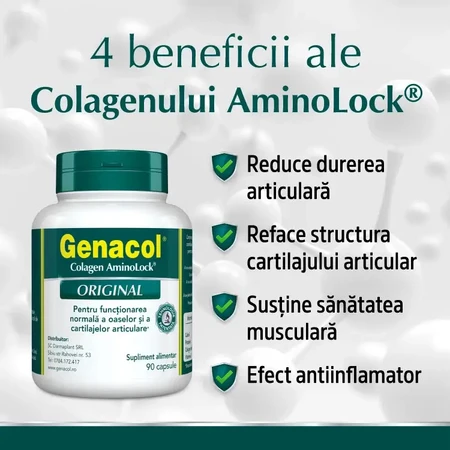 Genacol Colágeno Aminolock, 90 cápsulas, Dermaplant