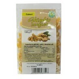 Ghimbir confiat cuburi, 100 gr, Herbal Sana