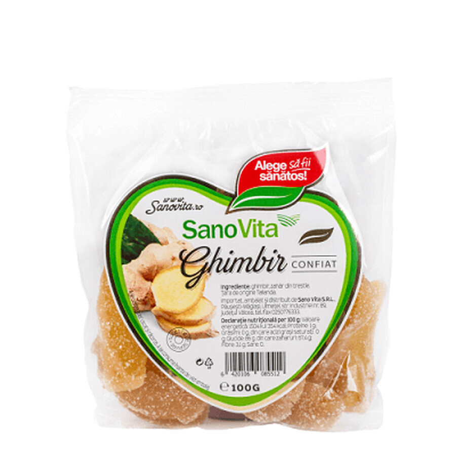 Kandierter Ingwer, 100 g, Sanovita