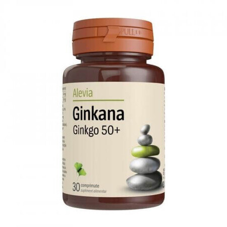 Ginkana Ginkgo 50 Plus, 30 comprimidos, Alevia