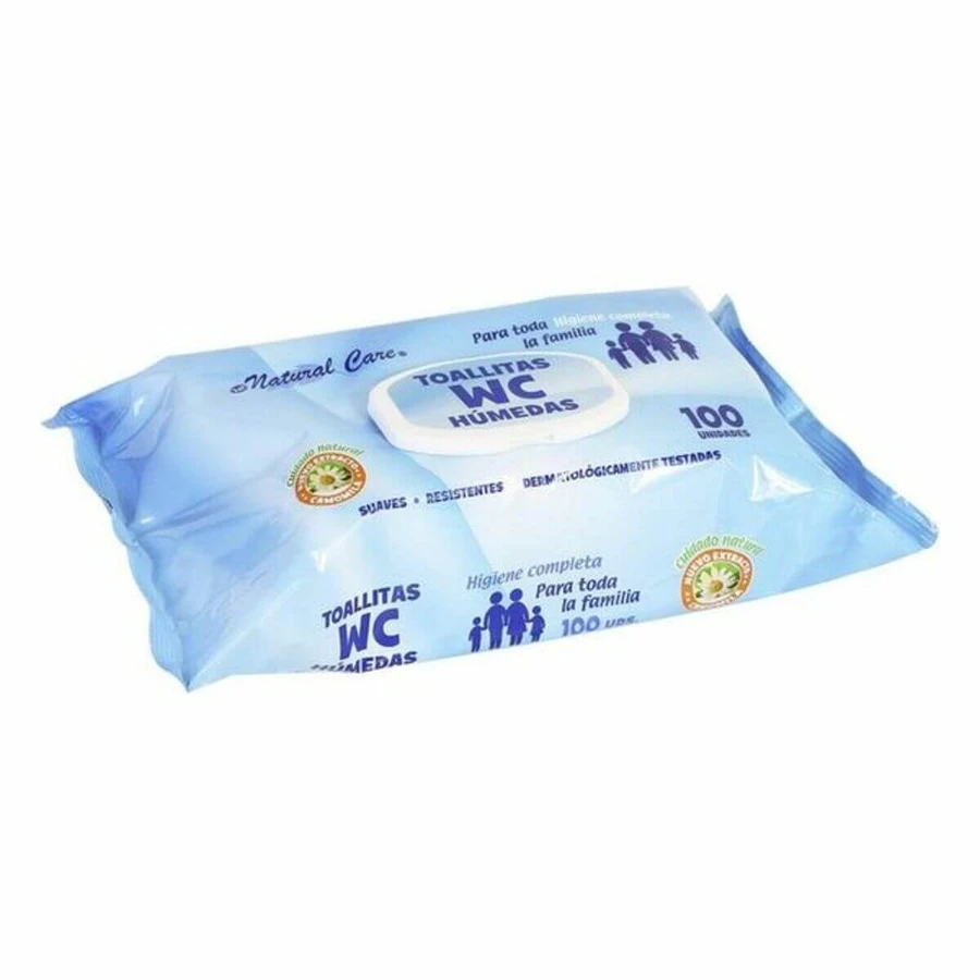 Moist Wipes WC Natural Care (100 pcs): ceny i cechy