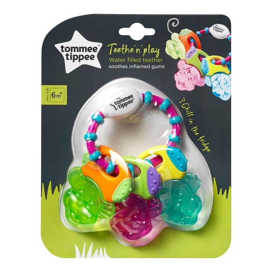 Anillo gingival lleno de agua, +6 meses, Tommee Tippee