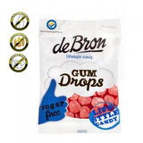 Gummibonbons mit Himbeergeschmack, 100g, DeBron