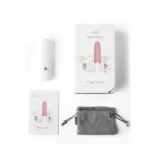 Vibratore Bullet Magic Motion Bianco/Rosa