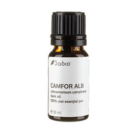 CAMFOR ALB, ulei esențial (cinnamomum camphora), 10 ml, Sabio