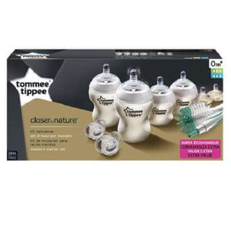 Kit de inicio para biberones para recién nacidos, Tommee Tippee