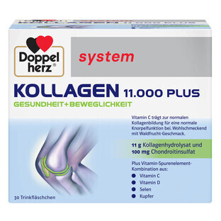 Kollagen 11.000 Plus, 30 viales unidosis, Doppelherz