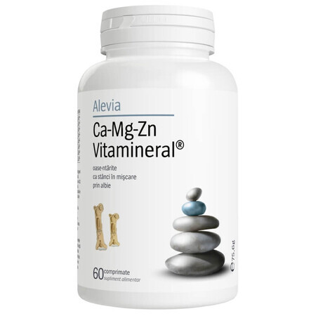 Ca-Mg-Zn Vitamineral, 60 tabletten, Alevia