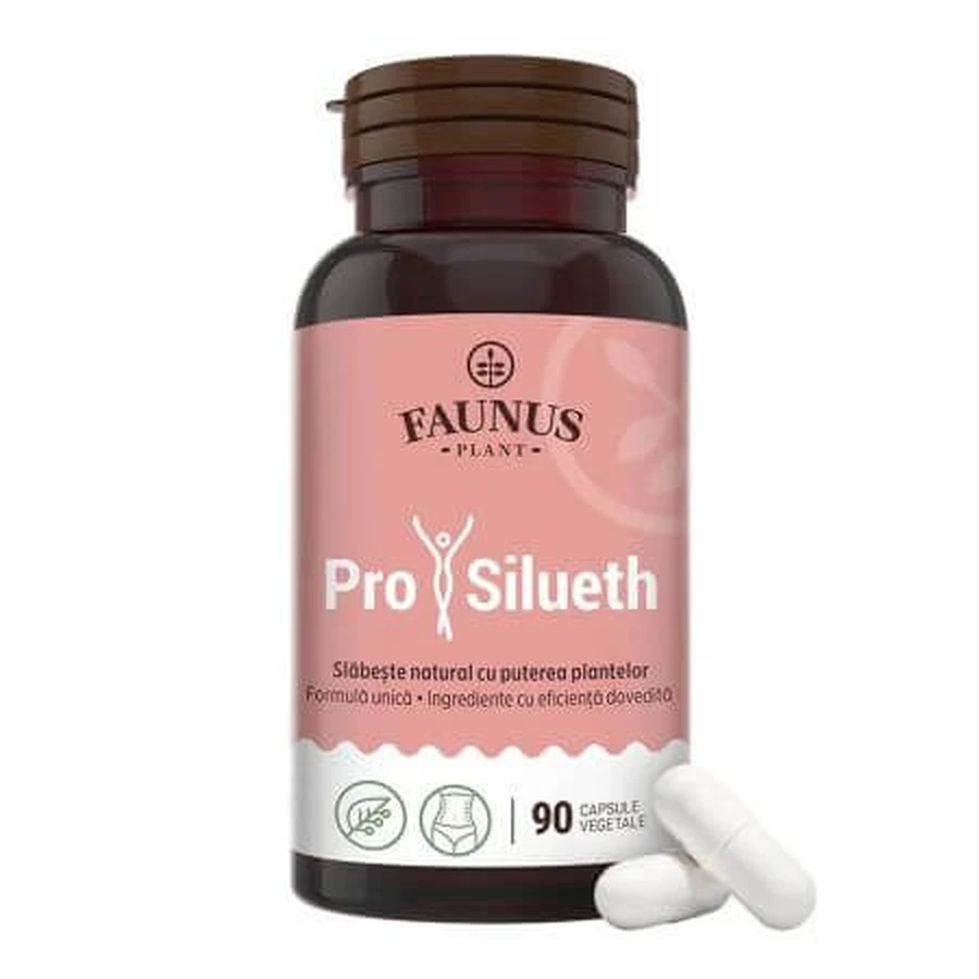 Pro Silueth, 90 capsule vegetale, Faunus Plant